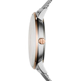 Buy Shop Armani Exchange Lola Analog White Dial Silver Mesh Strap Watch For Women - AX5537 USA Online