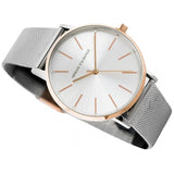 Buy Shop Armani Exchange Lola Analog White Dial Silver Mesh Strap Watch For Women - AX5537 USA Online