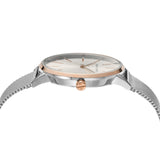 Buy Shop Armani Exchange Lola Analog White Dial Silver Mesh Strap Watch For Women - AX5537 USA Online