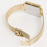 Buy Shop Armani Exchange Lola Quartz Gold Dial Gold Mesh Strap Watch For Women - AX5801 USA Online