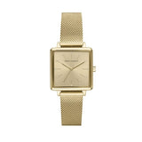 Buy Shop Armani Exchange Lola Quartz Gold Dial Gold Mesh Strap Watch For Women - AX5801 USA Online