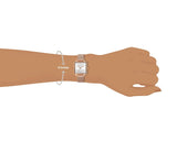 Buy Shop Armani Exchange Lola Quartz Silver Dial Rose Gold Mesh Strap Watch For Women - AX5802 USA Online