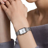 Buy Shop Armani Exchange Lola Quartz Silver Dial Silver Mesh Strap Watch For Women - AX5800 USA Online