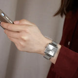 Buy Shop Armani Exchange Lola Quartz Silver Dial Silver Mesh Strap Watch For Women - AX5800 USA Online