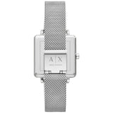 Buy Shop Armani Exchange Lola Quartz Silver Dial Silver Mesh Strap Watch For Women - AX5800 USA Online