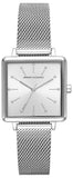 Buy Shop Armani Exchange Lola Quartz Silver Dial Silver Mesh Strap Watch For Women - AX5800 USA Online