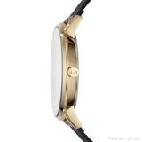 Buy Shop Armani Exchange Lola Three Hand Black Dial Black Mesh Strap Watch For Women - AX5548 USA Online