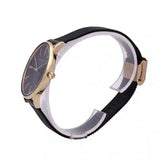 Buy Shop Armani Exchange Lola Three Hand Black Dial Black Mesh Strap Watch For Women - AX5548 USA Online