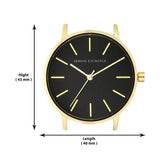 Buy Shop Armani Exchange Lola Three Hand Black Dial Black Mesh Strap Watch For Women - AX5548 USA Online