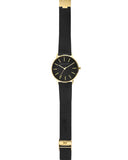 Buy Shop Armani Exchange Lola Three Hand Black Dial Black Mesh Strap Watch For Women - AX5548 USA Online