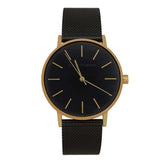 Buy Shop Armani Exchange Lola Three Hand Black Dial Black Mesh Strap Watch For Women - AX5548 USA Online