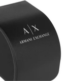 Buy Shop Armani Exchange Miami Chronograph Black Dial Silver Steel Strap Watch For Men - AX1057 USA Online