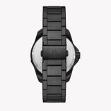 Buy Shop Armani Exchange Nico Analog Black Dial Black Steel Strap Watch For Men - AX7102 USA Online