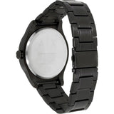 Buy Shop Armani Exchange Nico Analog Black Dial Black Steel Strap Watch For Men - AX7102 USA Online