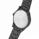 Buy Shop Armani Exchange Nico Analog Black Dial Black Steel Strap Watch For Men - AX7102 USA Online