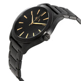 Buy Shop Armani Exchange Nico Analog Black Dial Black Steel Strap Watch For Men - AX7102 USA Online