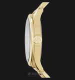 Buy Shop Armani Exchange Nico Analog Black Dial Gold Steel Strap Watch For Men - AX2328 USA Online