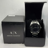 Buy Shop Armani Exchange Nico Analog Black Dial Silver Steel Strap Watch For Men - AX2320 USA Online