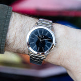 Buy Shop Armani Exchange Nico Analog Black Dial Silver Steel Strap Watch For Men - AX2320 USA Online