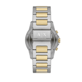 Buy Shop Armani Exchange Nico Analog Black Dial Two Tone Steel Strap Watch For Men - AX2336 USA Online