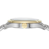 Buy Shop Armani Exchange Nico Analog Black Dial Two Tone Steel Strap Watch For Men - AX2336 USA Online