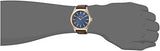Buy Shop Armani Exchange Nico Quartz Blue Dial Brown Leather Strap Watch For Men - AX2334 USA Online