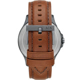 Buy Shop Armani Exchange Nico Quartz Blue Dial Brown Leather Strap Watch For Men - AX2334 USA Online