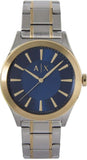 Buy Shop Armani Exchange Nico Quartz Blue Dial Two Tone Steel Strap Watch For Men - AX2332 USA Online