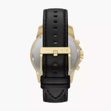 Buy Shop Armani Exchange Outerbanks Chronograph Black Dial Black Leather Strap Watch For Men - AX7133 USA Online