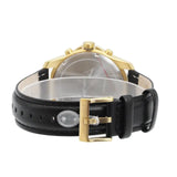 Buy Shop Armani Exchange Outerbanks Chronograph Black Dial Black Leather Strap Watch For Men - AX7133 USA Online