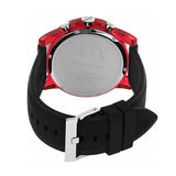 Buy Shop Armani Exchange Outerbanks Chronograph Black Dial Black Silicone Strap Watch For Men - AX1338 USA Online