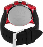 Buy Shop Armani Exchange Outerbanks Chronograph Black Dial Black Silicone Strap Watch For Men - AX1338 USA Online