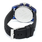 Buy Shop Armani Exchange Outerbanks Chronograph Black Dial Black Silicone Strap Watch For Men - AX1339 USA Online