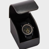 Buy Shop Armani Exchange Outerbanks Chronograph Black Dial Black Silicone Strap Watch For Men - AX1343 USA Online