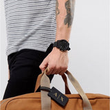 Buy Shop Armani Exchange Outerbanks Chronograph Black Dial Black Steel Strap Watch For Men - AX7105 USA Online