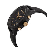 Buy Shop Armani Exchange Outerbanks Chronograph Black Dial Black Steel Strap Watch For Men - AX7105 USA Online