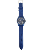 Buy Shop Armani Exchange Outerbanks Chronograph Blue Dial Blue Silicone Strap Watch For Men - AX1327 USA Online