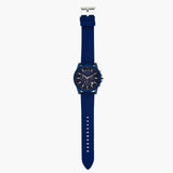 Buy Shop Armani Exchange Outerbanks Chronograph Blue Dial Blue Silicone Strap Watch For Men - AX1327 USA Online