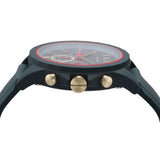 Buy Shop Armani Exchange Outerbanks Chronograph Blue Dial Blue Silicone Strap Watch For Men - AX1335 USA Online