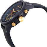 Buy Shop Armani Exchange Outerbanks Chronograph Blue Dial Blue Silicone Strap Watch For Men - AX1335 USA Online