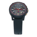 Buy Shop Armani Exchange Outerbanks Chronograph Blue Dial Blue Silicone Strap Watch For Men - AX1335 USA Online