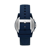 Buy Shop Armani Exchange Outerbanks Chronograph Blue Dial Blue Silicone Strap Watch For Men - AX7128 USA Online
