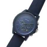 Buy Shop Armani Exchange Outerbanks Chronograph Blue Dial Blue Silicone Strap Watch For Men - AX7128 USA Online