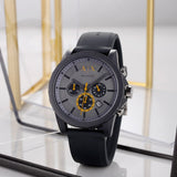 Buy Shop Armani Exchange Outerbanks Chronograph Grey Dial Grey Silicone Strap Watch For Men - AX7123 USA Online