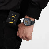Buy Shop Armani Exchange Outerbanks Chronograph Grey Dial Grey Silicone Strap Watch For Men - AX7123 USA Online