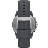 Buy Shop Armani Exchange Outerbanks Chronograph Grey Dial Grey Silicone Strap Watch For Men - AX7123 USA Online