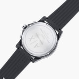 Buy Shop Armani Exchange Outerbanks Chronograph Grey Dial Grey Silicone Strap Watch For Men - AX7123 USA Online