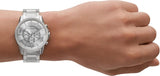 Buy Shop Armani Exchange Outerbanks Chronograph Silver Dial Silver Steel Strap Watch For Men - AX7141 USA Online