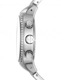 Buy Shop Armani Exchange The Driver Chronograph Black Dial Silver Steel Strap Watch For Men - AX1612 USA Online