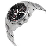Buy Shop Armani Exchange The Driver Chronograph Black Dial Silver Steel Strap Watch For Men - AX1612 USA Online